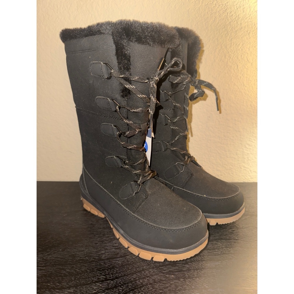 Universal Thread Carla Waterproof Winter Lace Up Boots Size 7 New